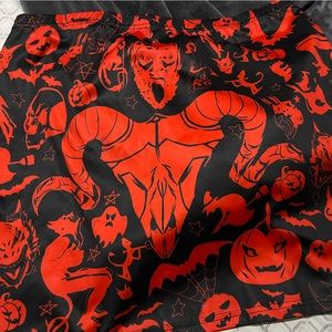 Shein goth stretchy mini skirt